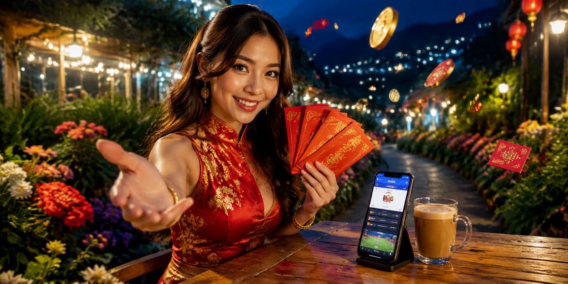 Paparan skrin bonus sambutan merah mrgroup44 untuk pengguna Malaysia